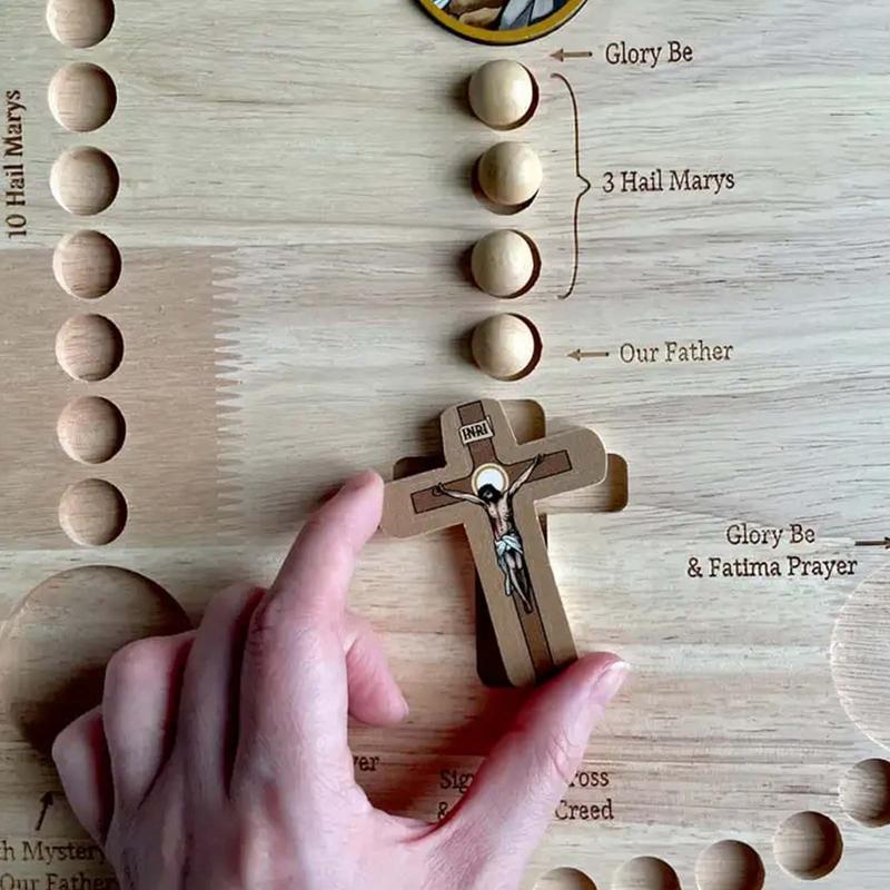 Wooden Rosary Beads Board With - Jewelry Making Board ulasan dan harga