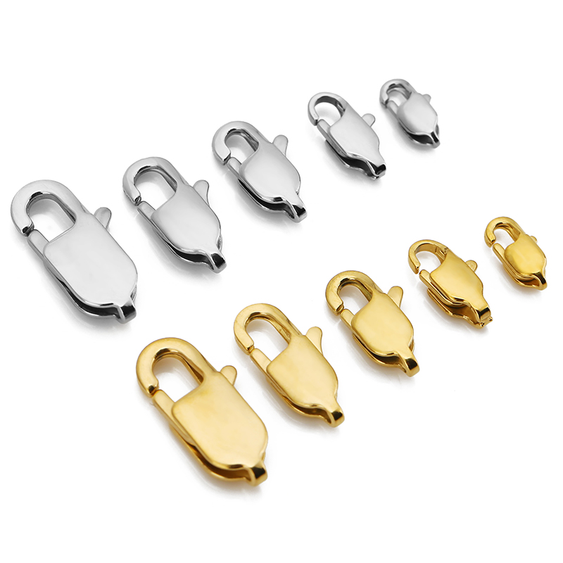 10pcs High End Quality Gold St - Lobster Clasp Silver ulasan dan harga