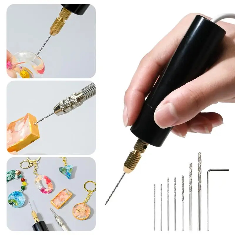 Handheld Mini Electric Drill D - Jewelry Making Dc ulasan dan harga