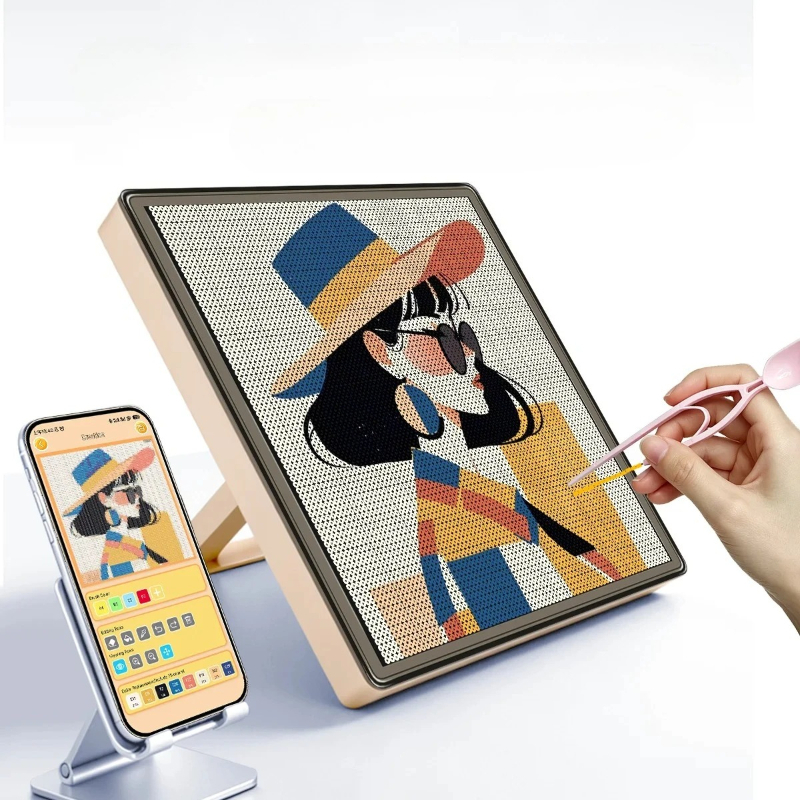 DIY Smart LED Pegboard APP Con - Jewelry Making Board ulasan dan harga
