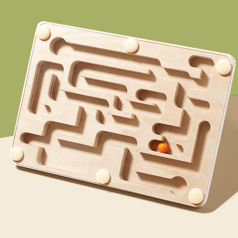 Small Wooden Balance Bead Maze - Jewelry Making Board ulasan dan harga