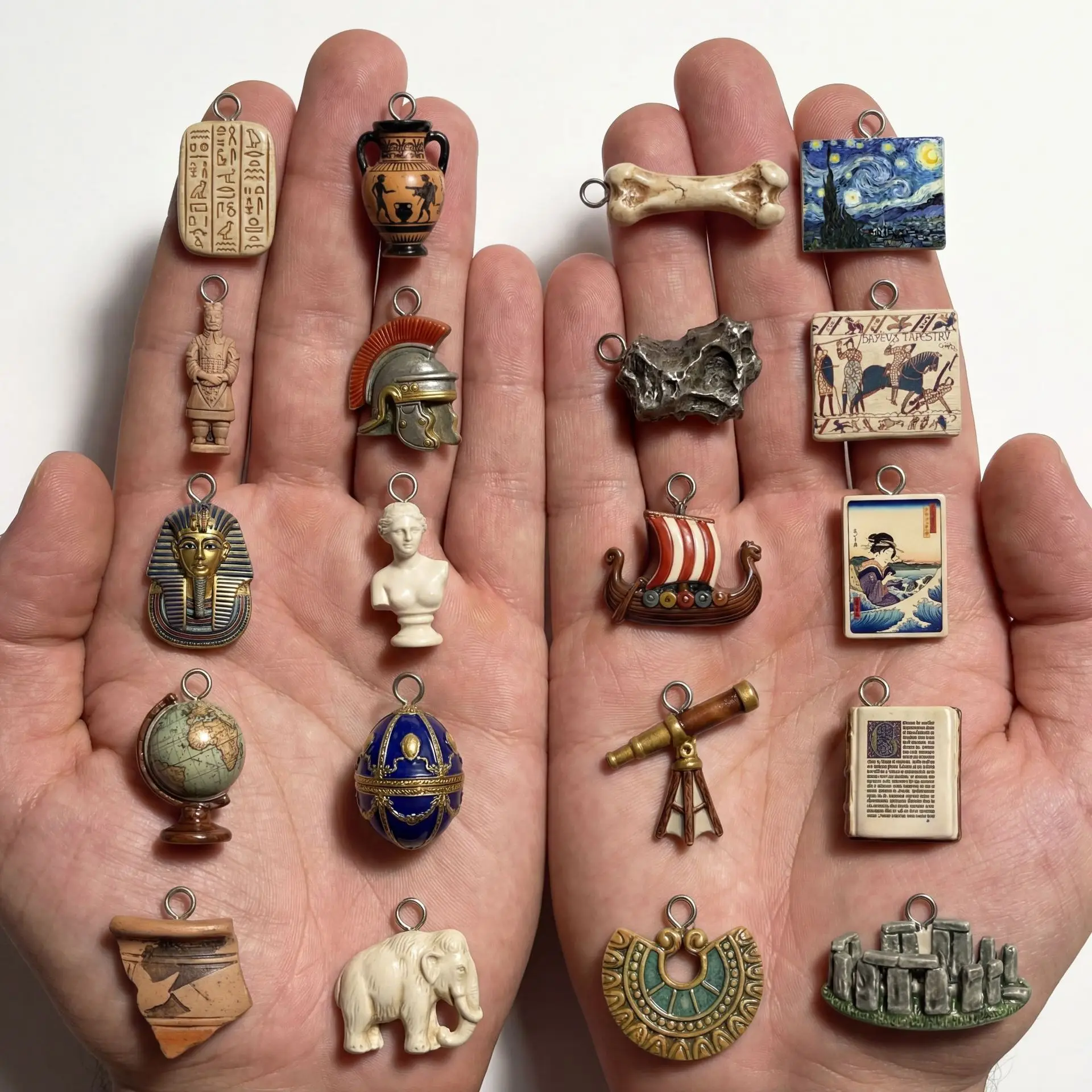 Mini World History Antique Fig - Jewelry Making History ulasan dan harga