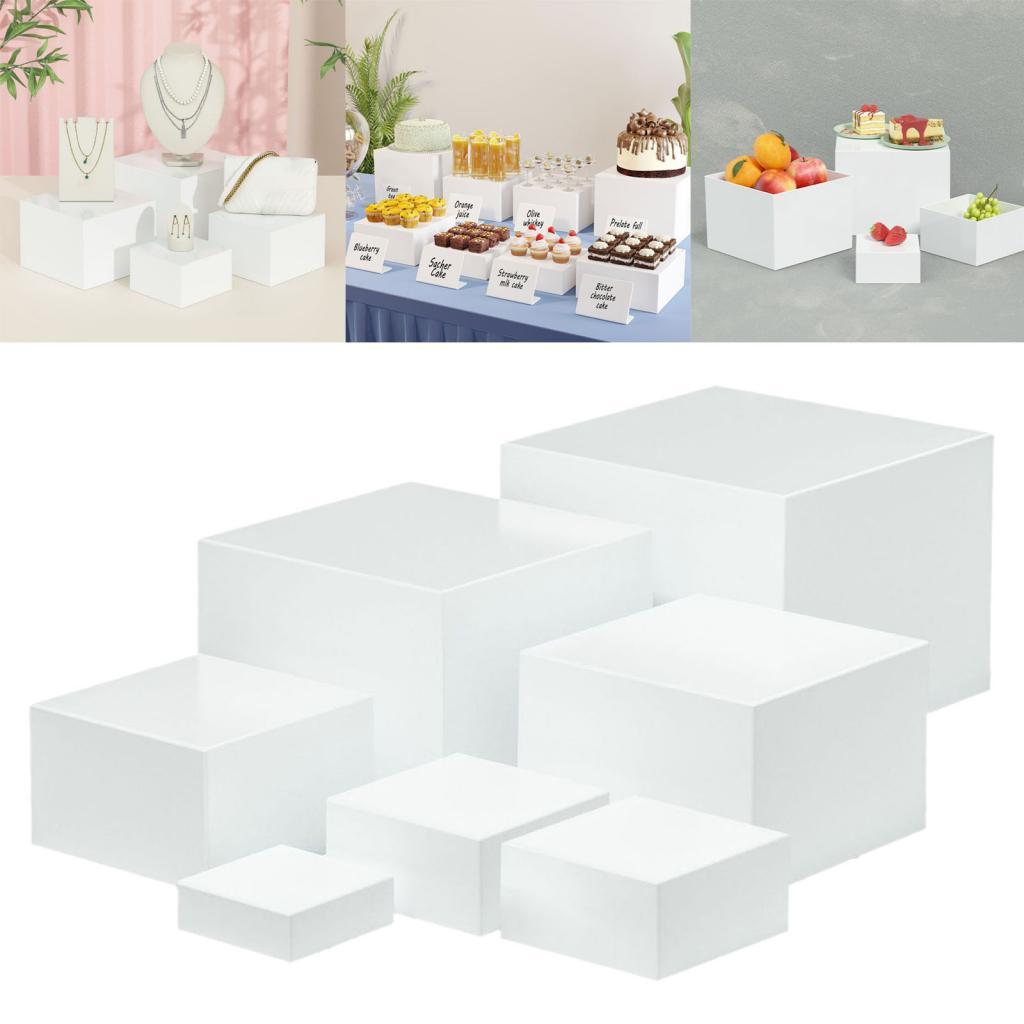 7 Pieces Acrylic Cube Display  - Jewelry Making Board ulasan dan harga
