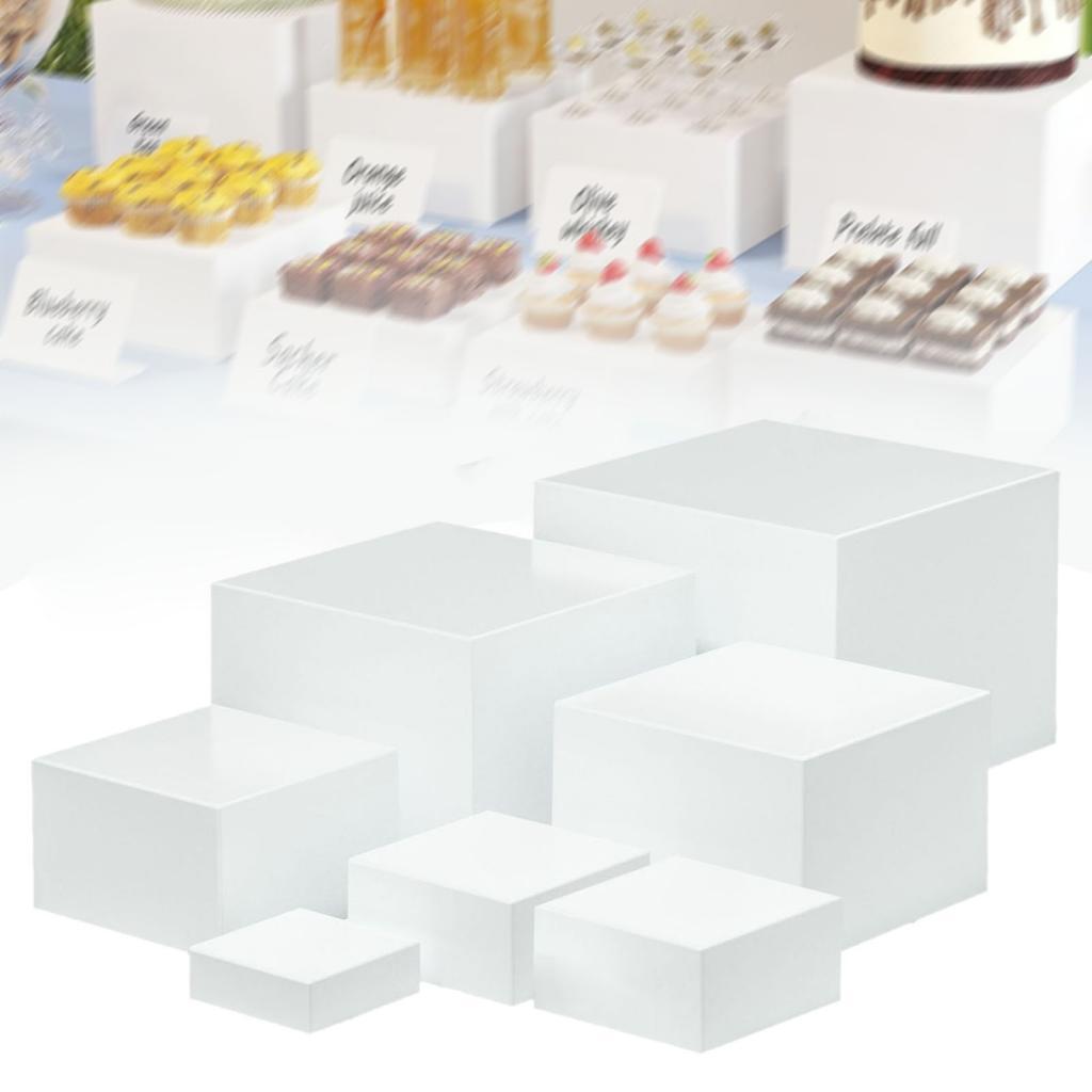 7 Pieces Acrylic Cube Display  - Jewelry Making Board ulasan dan harga