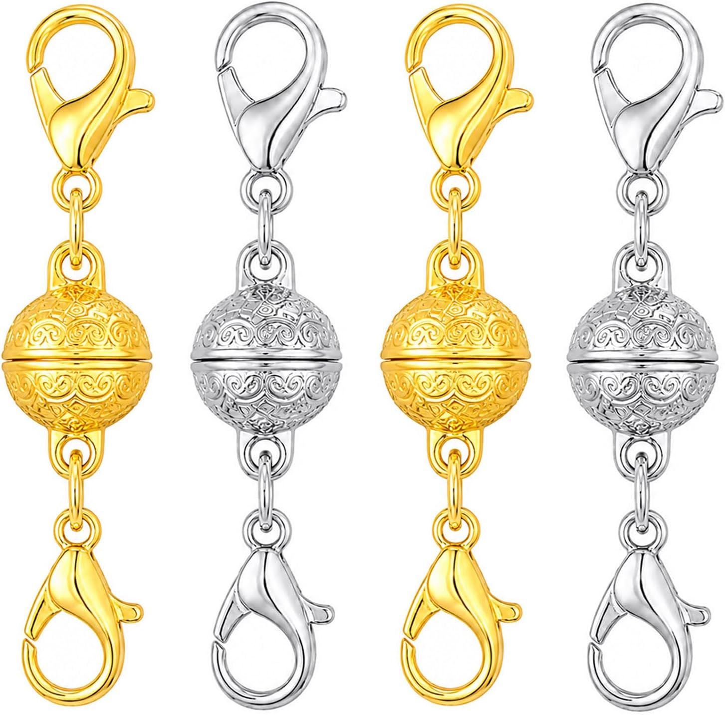 Magnetic Necklace Clasp with L - Lobster Clasp Silver ulasan dan harga